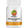 Ginseng & Longan (Gui Pi Wan) 400mg 60 Cápsulas MTC